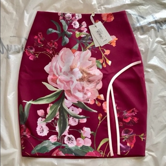 Ted Baker Kalena Serenity Side Slit Pencil Skirt - Picture 6 of 8